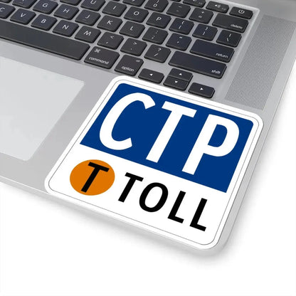 Toll Texas CTP new (Texas) (Road Sign) STICKER Vinyl Kiss-Cut Decal - The Sticker Space