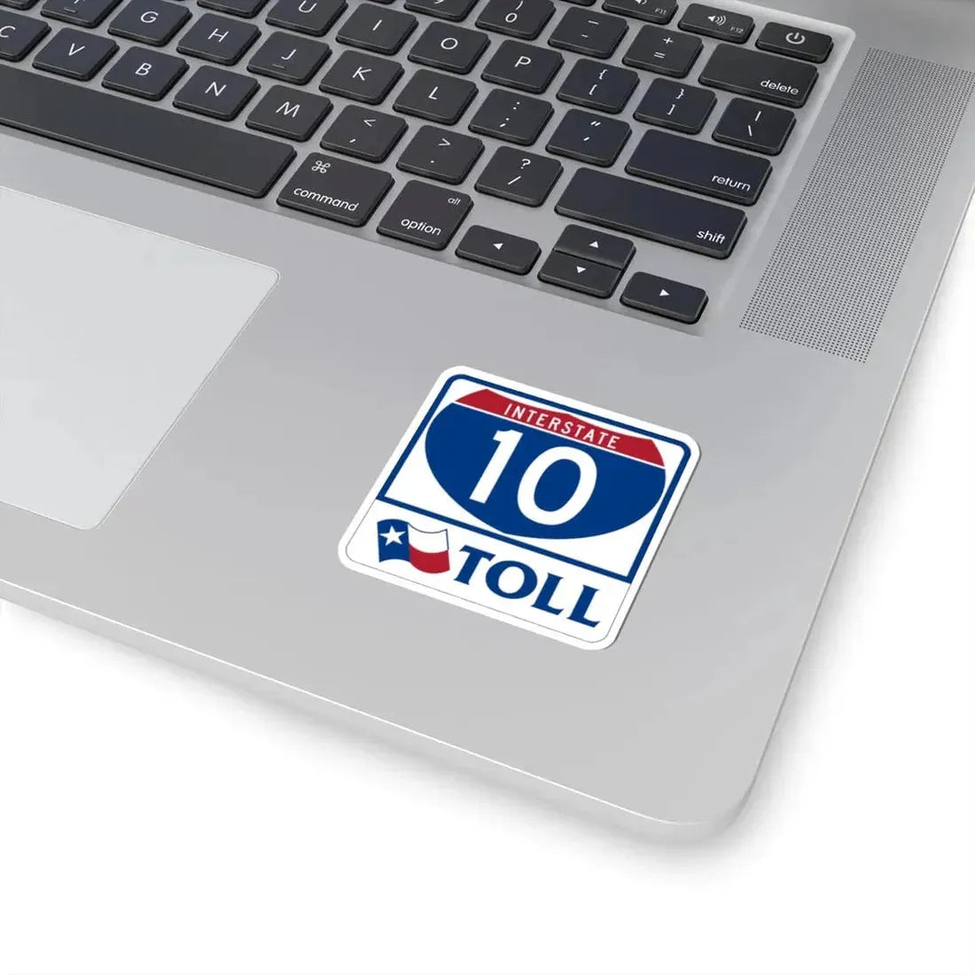 Toll Texas Interstate Highway 10 (Texas) (Road Sign) STICKER Vinyl Kiss-Cut Decal - The Sticker Space