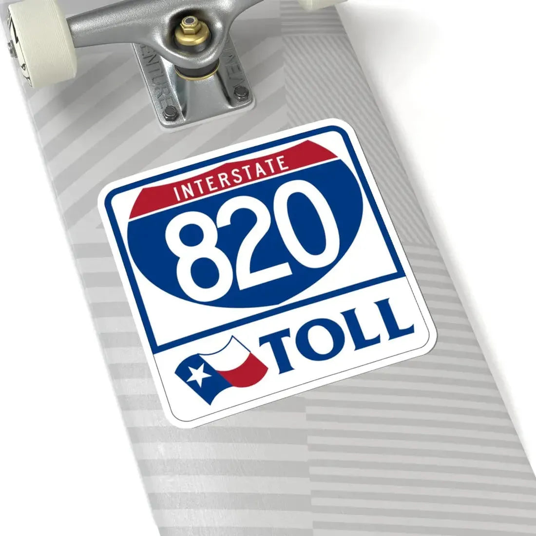 Toll Texas Interstate Highway 820 (Texas) (Road Sign) STICKER Vinyl Kiss-Cut Decal - The Sticker Space