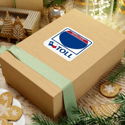 Toll Texas Interstate Highway blank (Texas) (Road Sign) STICKER Vinyl Kiss-Cut Decal - The Sticker Space