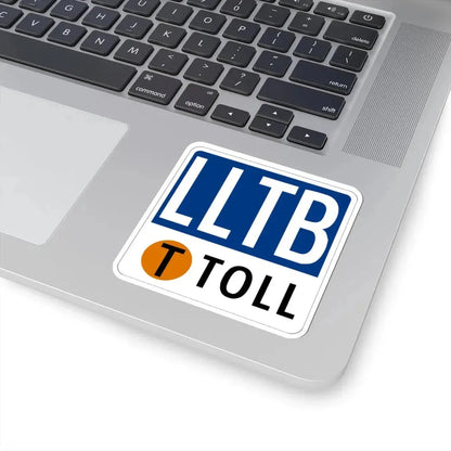 Toll Texas LLTB new (Texas) (Road Sign) STICKER Vinyl Kiss-Cut Decal - The Sticker Space
