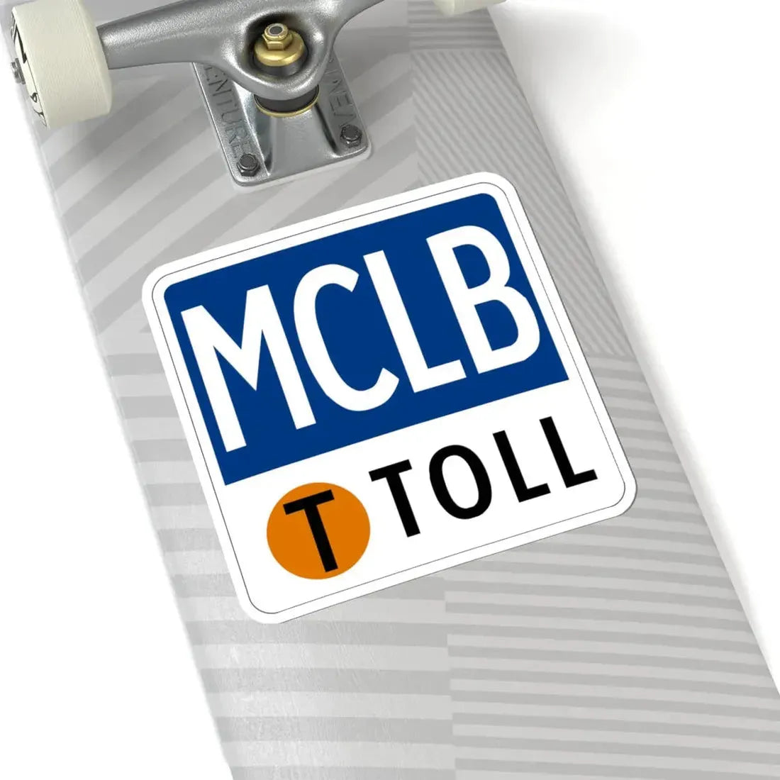 Toll Texas MCLB new (Texas) (Road Sign) STICKER Vinyl Kiss-Cut Decal - The Sticker Space