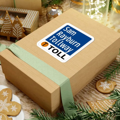 Toll Texas Sam Rayburn Tollway (Texas) (Road Sign) STICKER Vinyl Kiss-Cut Decal - The Sticker Space