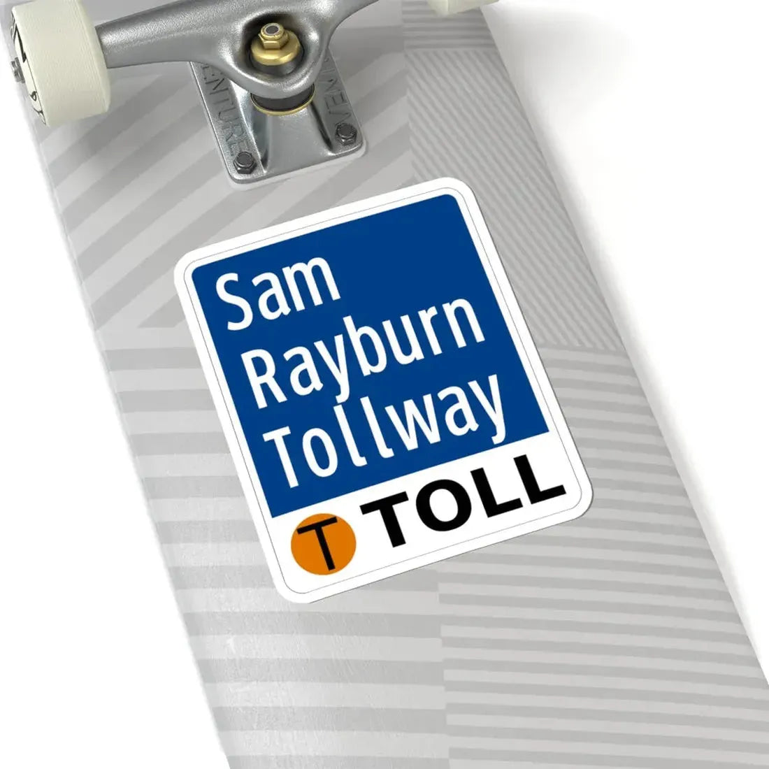 Toll Texas Sam Rayburn Tollway (Texas) (Road Sign) STICKER Vinyl Kiss-Cut Decal - The Sticker Space