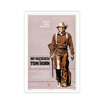 Tom Horn 1980 Movie Poster STICKER Vinyl Die-Cut Decal 2 Inch - The Sticker Space