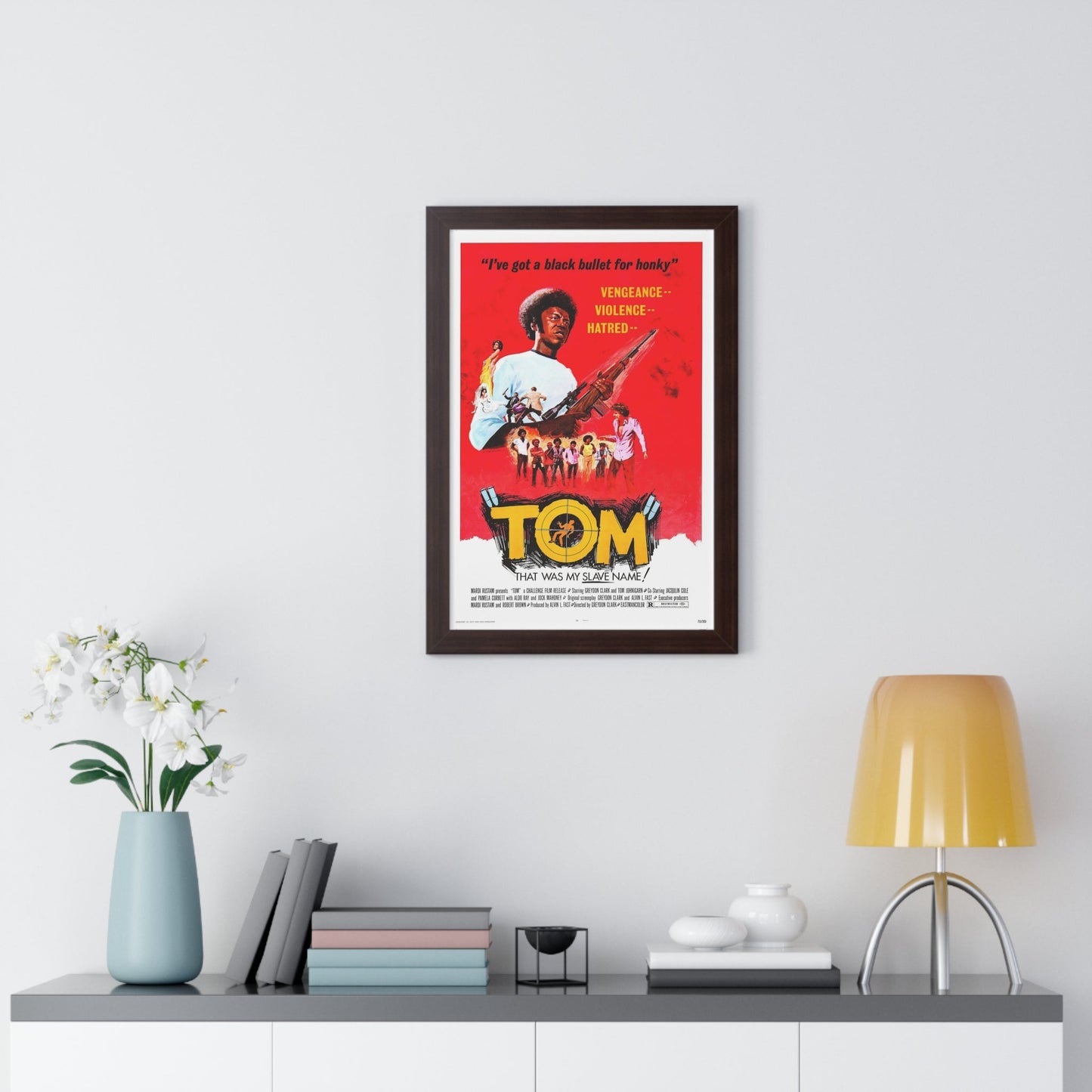 TOM (THE BAD BUNCH) 1973 - Framed Movie Poster-The Sticker Space