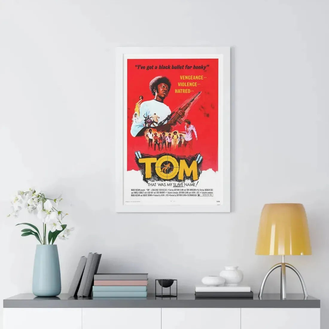TOM (THE BAD BUNCH) 1973 - Framed Movie Poster - The Sticker Space