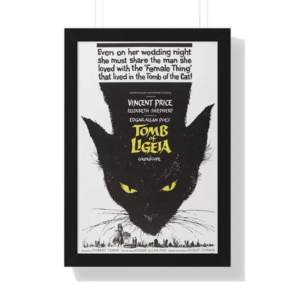 TOMB OF LIGEIA 1964 - Framed Movie Poster 16″ x 24″ Black - The Sticker Space