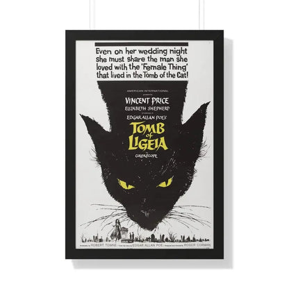 TOMB OF LIGEIA 1964 - Framed Movie Poster 20" x 30" Black - The Sticker Space