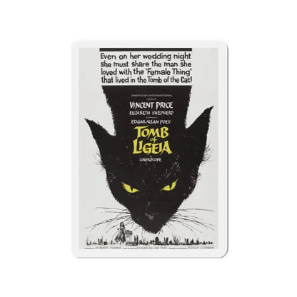 TOMB OF LIGEIA 1964 Movie Poster - Refrigerator Magnet 2 Inch - The Sticker Space