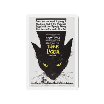 TOMB OF LIGEIA 1964 Movie Poster - Refrigerator Magnet 3 Inch - The Sticker Space
