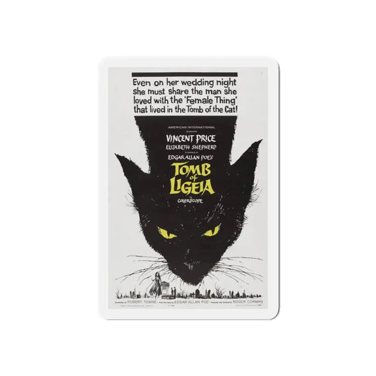 TOMB OF LIGEIA 1964 Movie Poster - Refrigerator Magnet 6 Inch - The Sticker Space