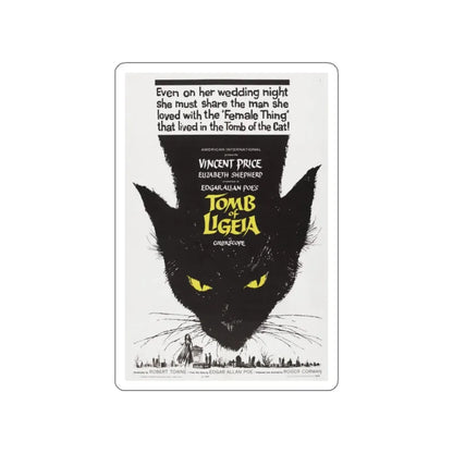 TOMB OF LIGEIA 1964 Movie Poster STICKER Vinyl Die-Cut Decal 2 Inch - The Sticker Space