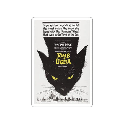 TOMB OF LIGEIA 1964 Movie Poster STICKER Vinyl Die-Cut Decal 3 Inch - The Sticker Space