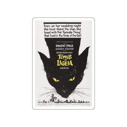 TOMB OF LIGEIA 1964 Movie Poster STICKER Vinyl Die-Cut Decal 6 Inch - The Sticker Space