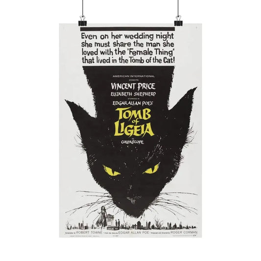TOMB OF LIGEIA 1964 - Paper Movie Poster 12″ x 18″ Matte - The Sticker Space