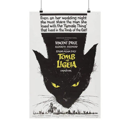 TOMB OF LIGEIA 1964 - Paper Movie Poster 16″ x 24″ Matte - The Sticker Space