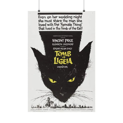 TOMB OF LIGEIA 1964 - Paper Movie Poster 24″ x 36″ Matte - The Sticker Space