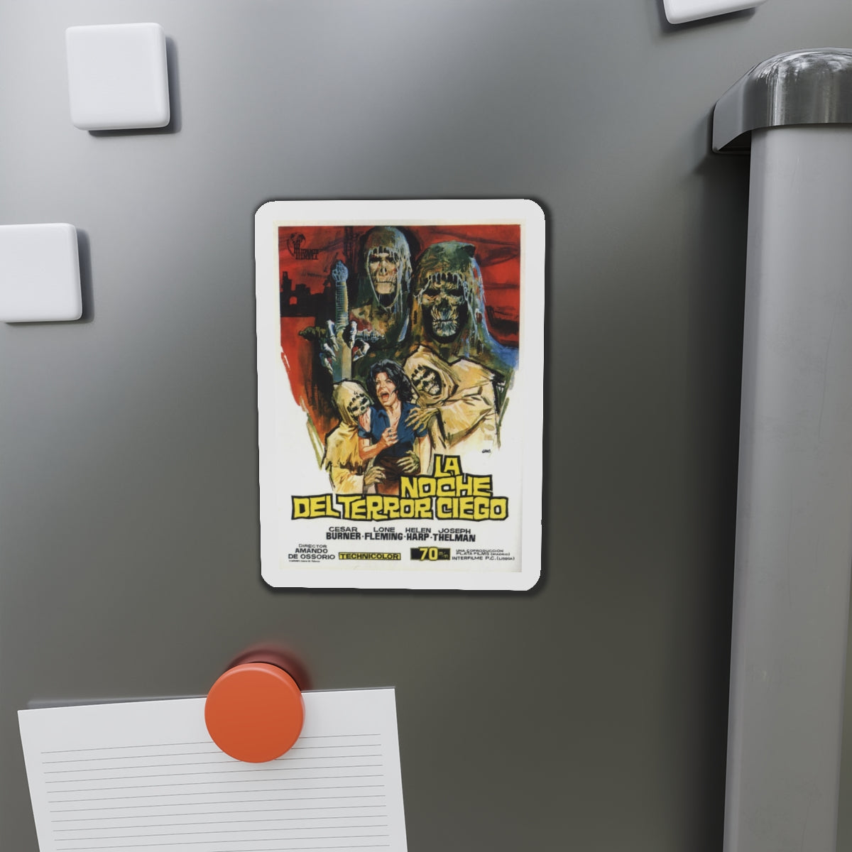 TOMBS OF THE BLIND DEAD 1972 Movie Poster - Refrigerator Magnet