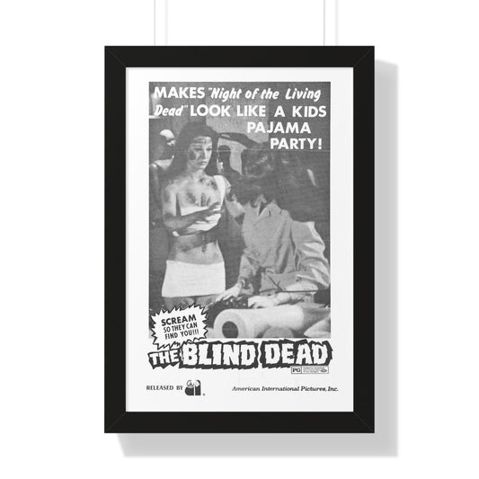 TOMBS OF THE BLIND DEAD (2) 1972 - Framed Movie Poster-16″ x 24″-The Sticker Space