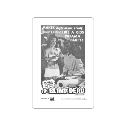 TOMBS OF THE BLIND DEAD (2) 1972 Movie Poster STICKER Vinyl Die-Cut Decal 3 Inch - The Sticker Space