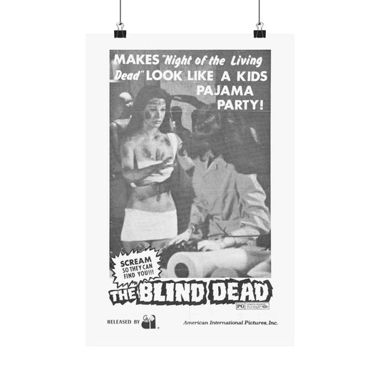 TOMBS OF THE BLIND DEAD (2) 1972 - Paper Movie Poster-12″ x 18″-The Sticker Space