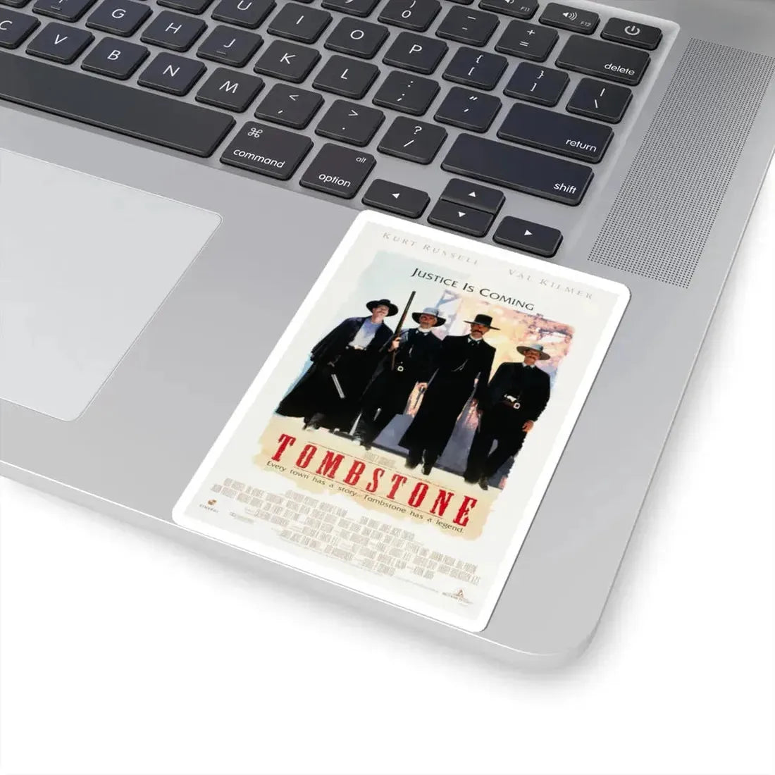 Tombstone 1993 Movie Poster - STICKER Vinyl Kiss-Cut Decal - The Sticker Space