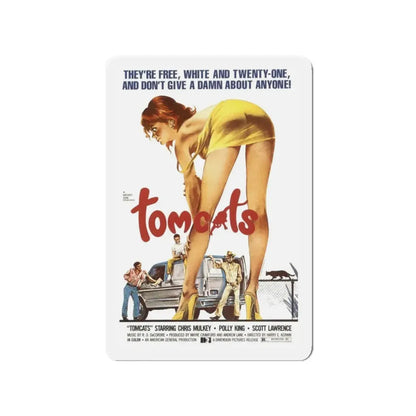 TOMCATS 1976 Movie Poster - Refrigerator Magnet 3 Inch - The Sticker Space