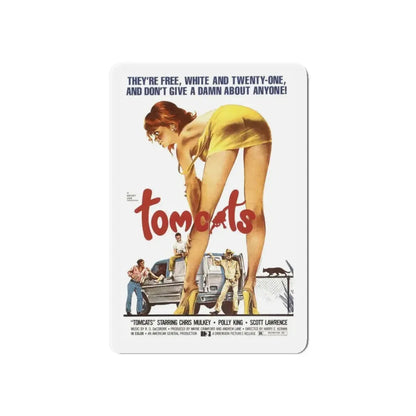 TOMCATS 1976 Movie Poster - Refrigerator Magnet 6 Inch - The Sticker Space