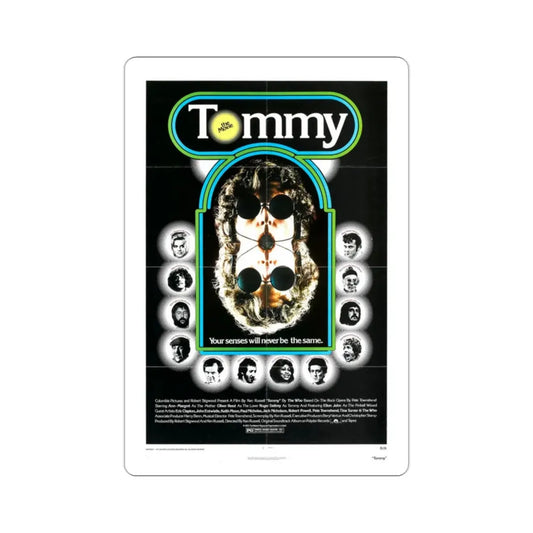 Tommy 1975 Movie Poster STICKER Vinyl Die-Cut Decal 2 Inch - The Sticker Space