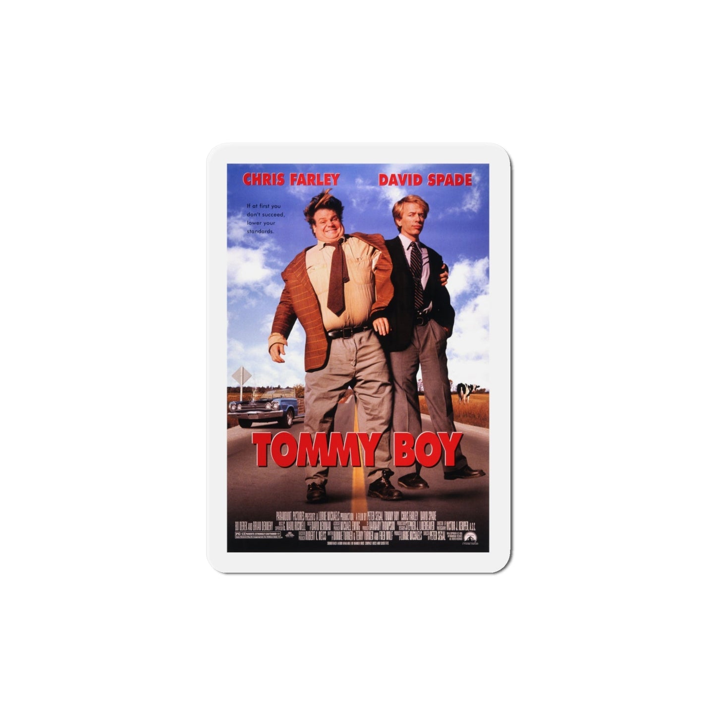 Tommy Boy 1995 Movie Poster Die-Cut Magnet-6 Inch-The Sticker Space