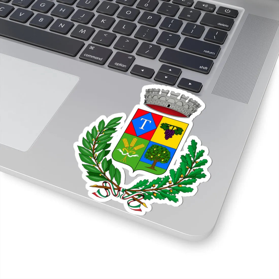 Tonengo-Stemma (Italy) (Coat of Arms) STICKER Vinyl Kiss-Cut Decal - The Sticker Space