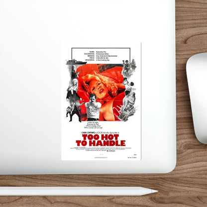 TOO HOT TO HANDLE (2) 1977 Movie Poster STICKER Vinyl Die-Cut Decal-The Sticker Space