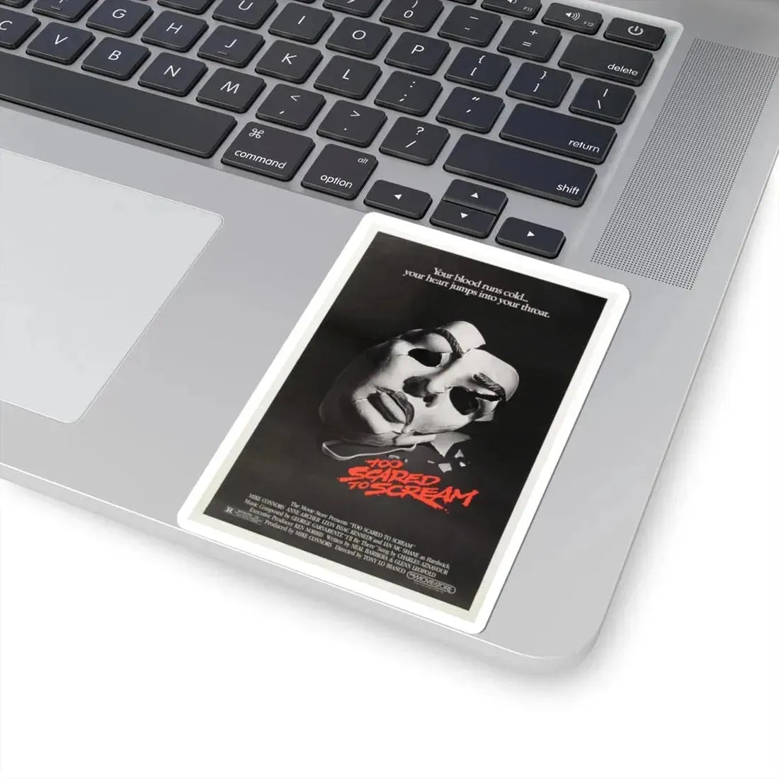 TOO SCARED TO SCREAM 1984 Movie Poster - STICKER Vinyl Kiss-Cut Decal - The Sticker Space