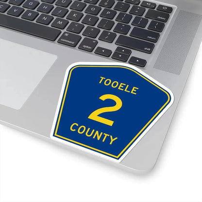 Tooele County Route 2 UT (Utah) (Road Sign) STICKER Vinyl Kiss-Cut Decal - The Sticker Space