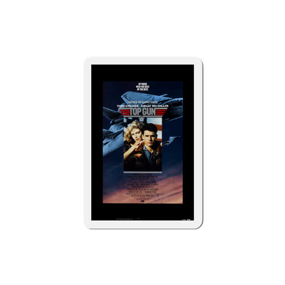 Top Gun 1986 Movie Poster Die-Cut Magnet-4" x 4"-The Sticker Space