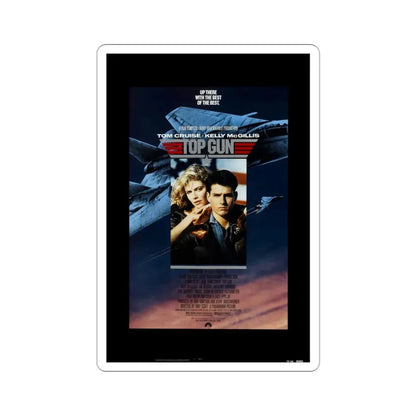 Top Gun 1986 Movie Poster STICKER Vinyl Die-Cut Decal 3 Inch - The Sticker Space