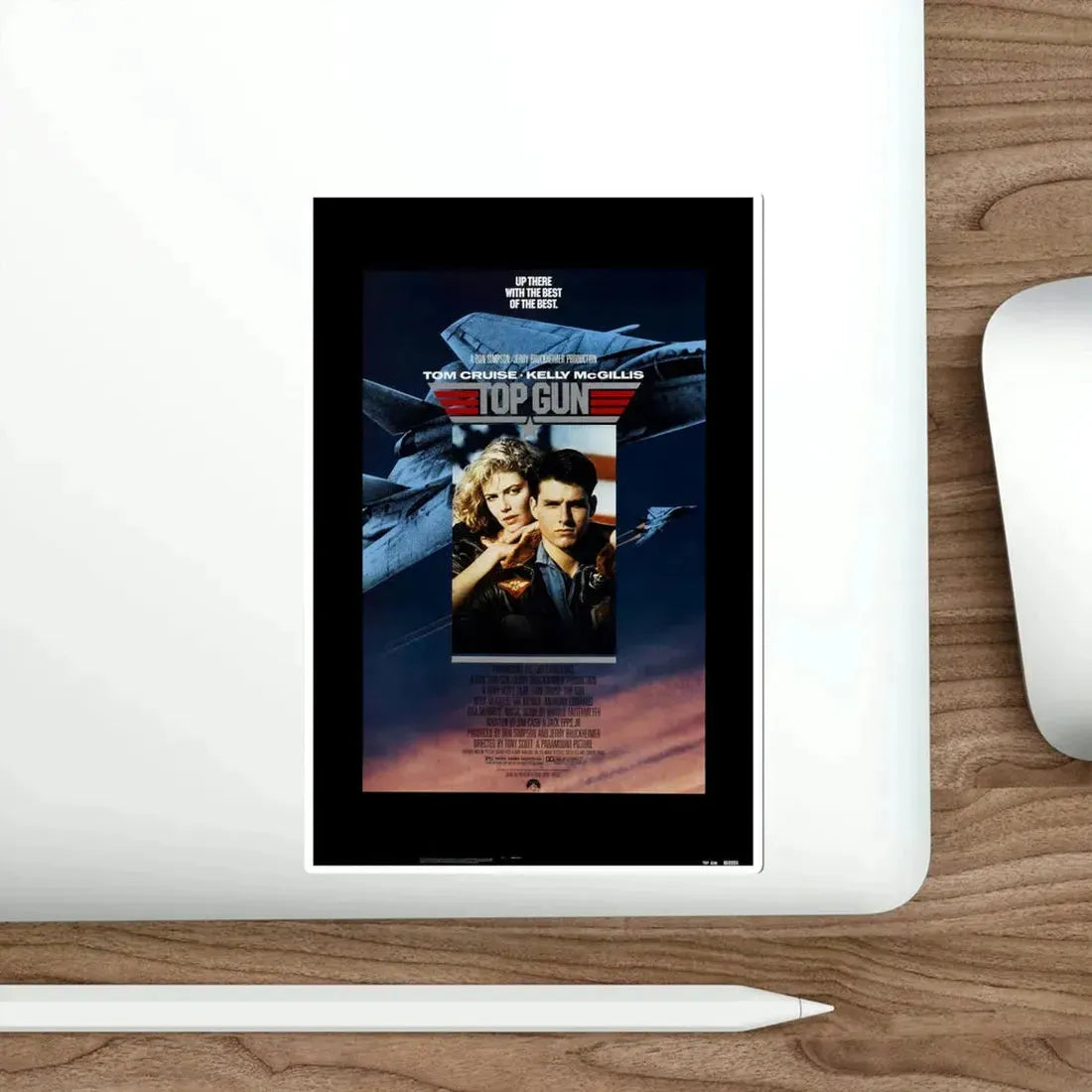 Top Gun 1986 Movie Poster STICKER Vinyl Die-Cut Decal - The Sticker Space