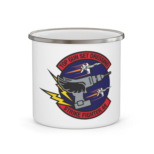 Top Gun Strike Fiighter 44 (U.S. Navy) Enamel Mug 12oz-12oz-The Sticker Space