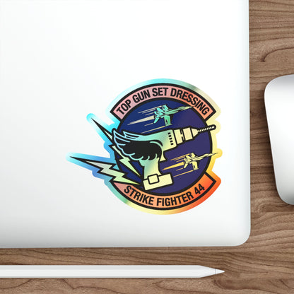 Top Gun Strike Fiighter 44 (U.S. Navy) Holographic STICKER Die-Cut Vinyl Decal-The Sticker Space