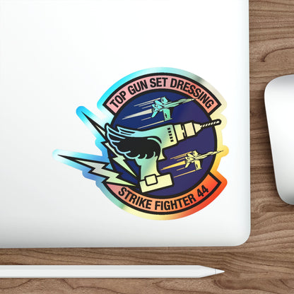 Top Gun Strike Fiighter 44 (U.S. Navy) Holographic STICKER Die-Cut Vinyl Decal-The Sticker Space