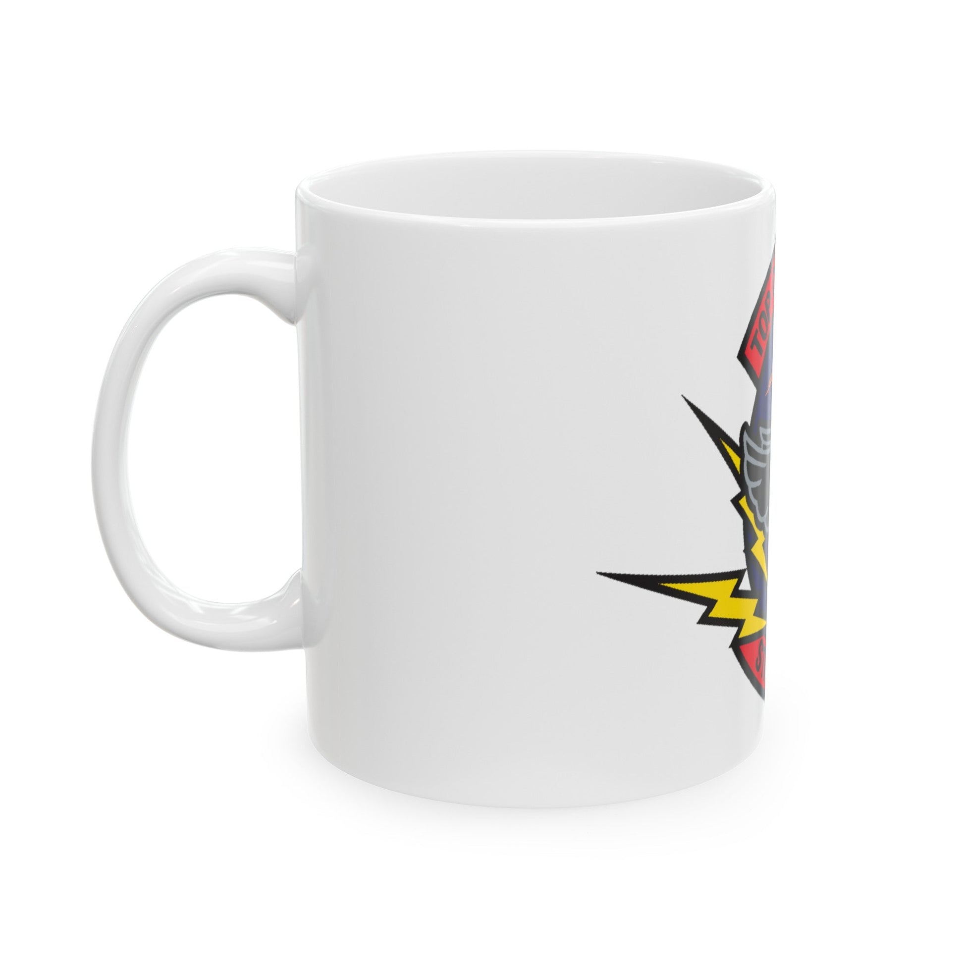 Top Gun Strike Fiighter 44 (U.S. Navy) White Coffee Mug-The Sticker Space