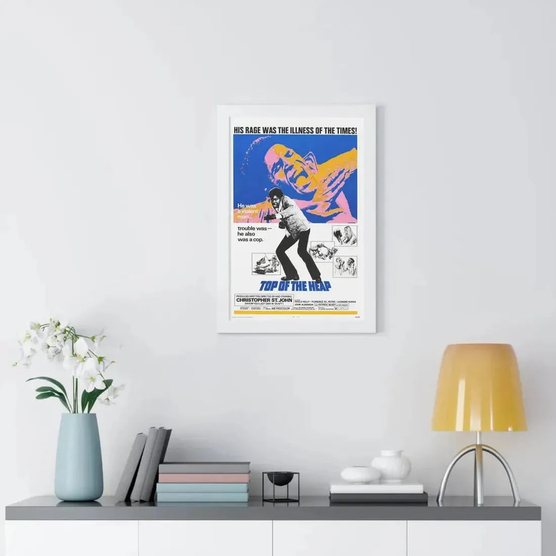 TOP OF THE HEAP 1972 - Framed Movie Poster - The Sticker Space