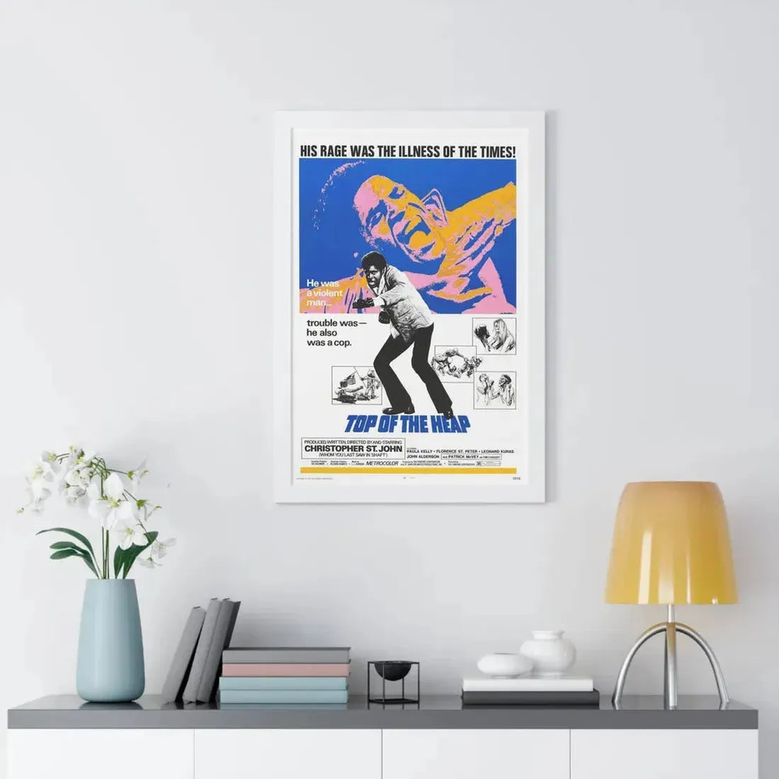 TOP OF THE HEAP 1972 - Framed Movie Poster - The Sticker Space