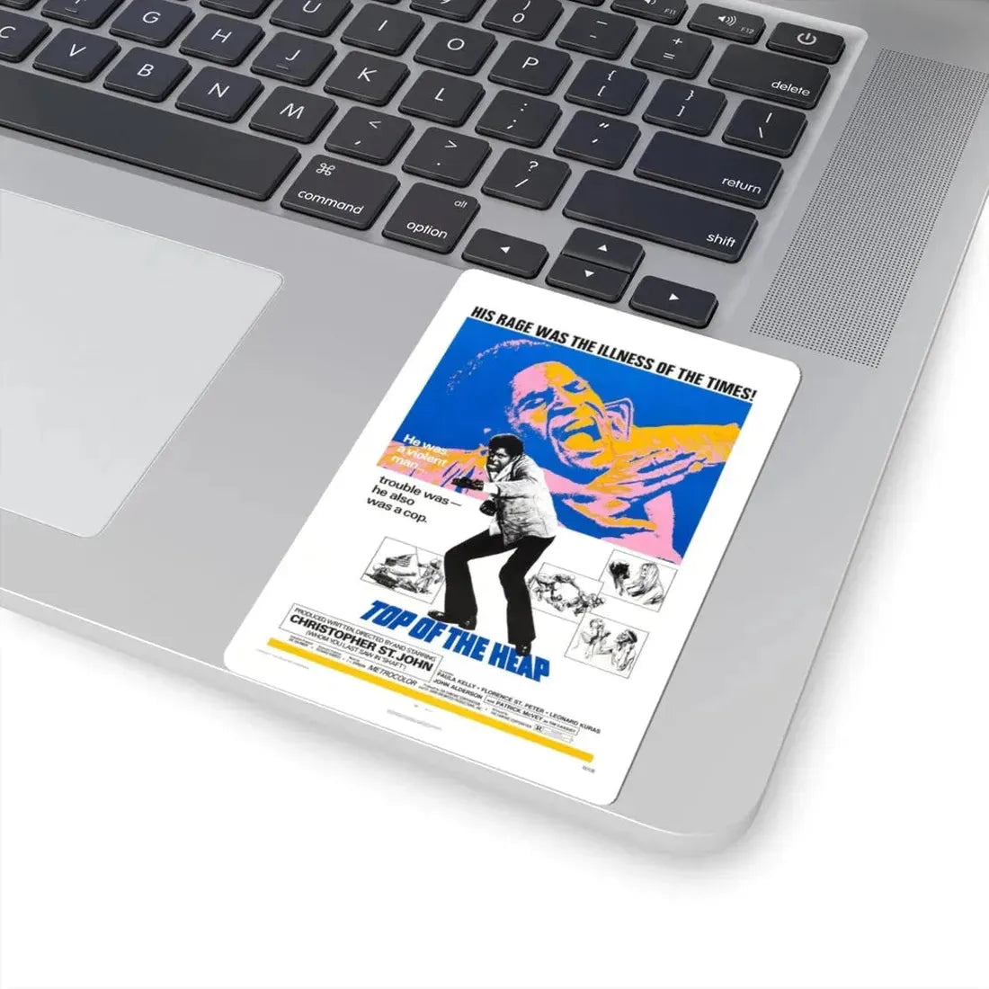 TOP OF THE HEAP 1972 Movie Poster - STICKER Vinyl Kiss-Cut Decal - The Sticker Space