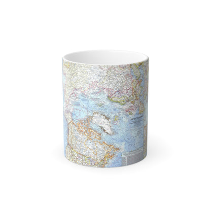 Top Of The World (1965) (Map) Color Changing Mug 11oz-11oz-The Sticker Space