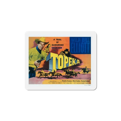 Topeka 1953 Movie Poster Refrigerator Magnet 5 Inch - The Sticker Space