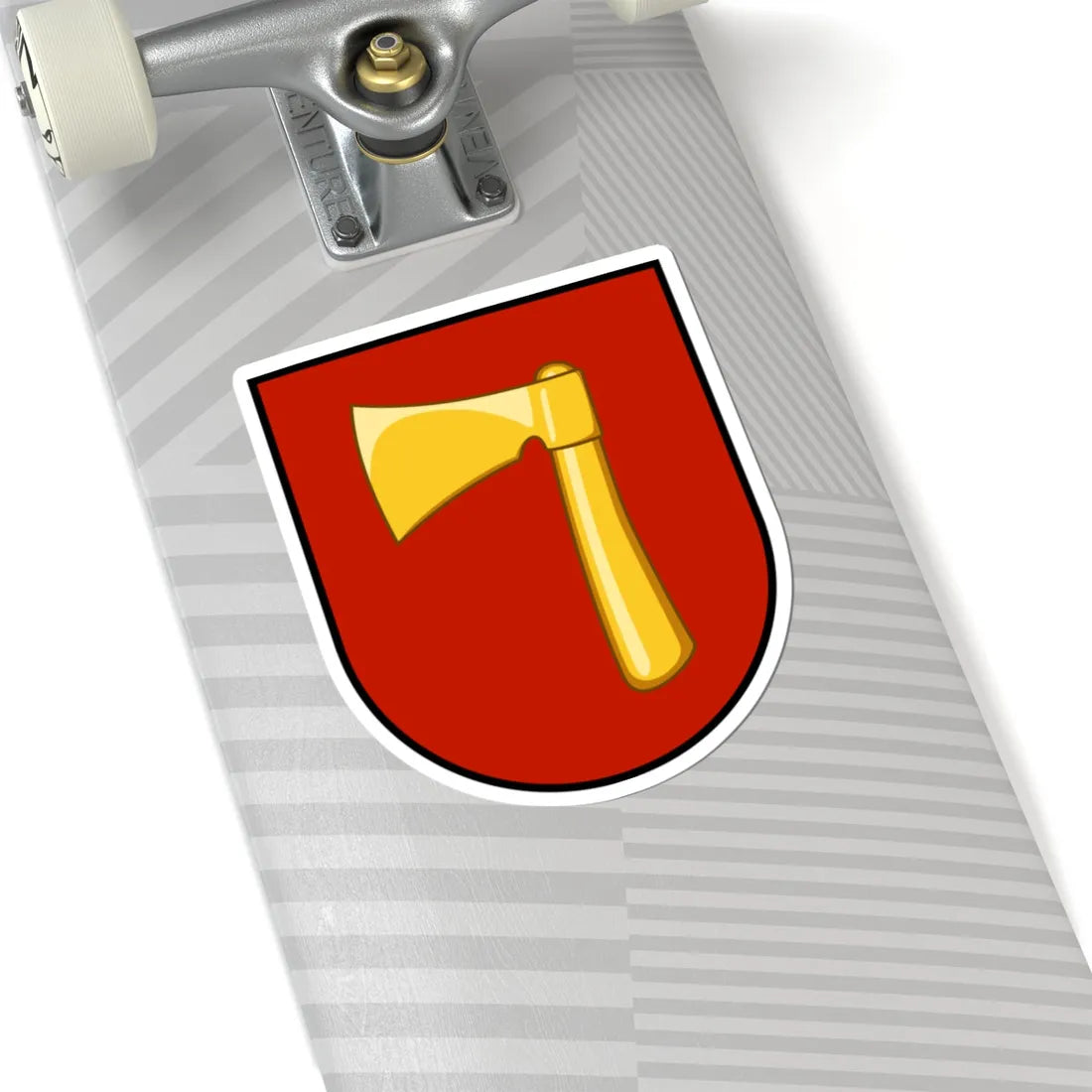 Toporiv coat of arms escutcheon (Ukraine) (Coat of Arms) STICKER Vinyl Kiss-Cut Decal - The Sticker Space