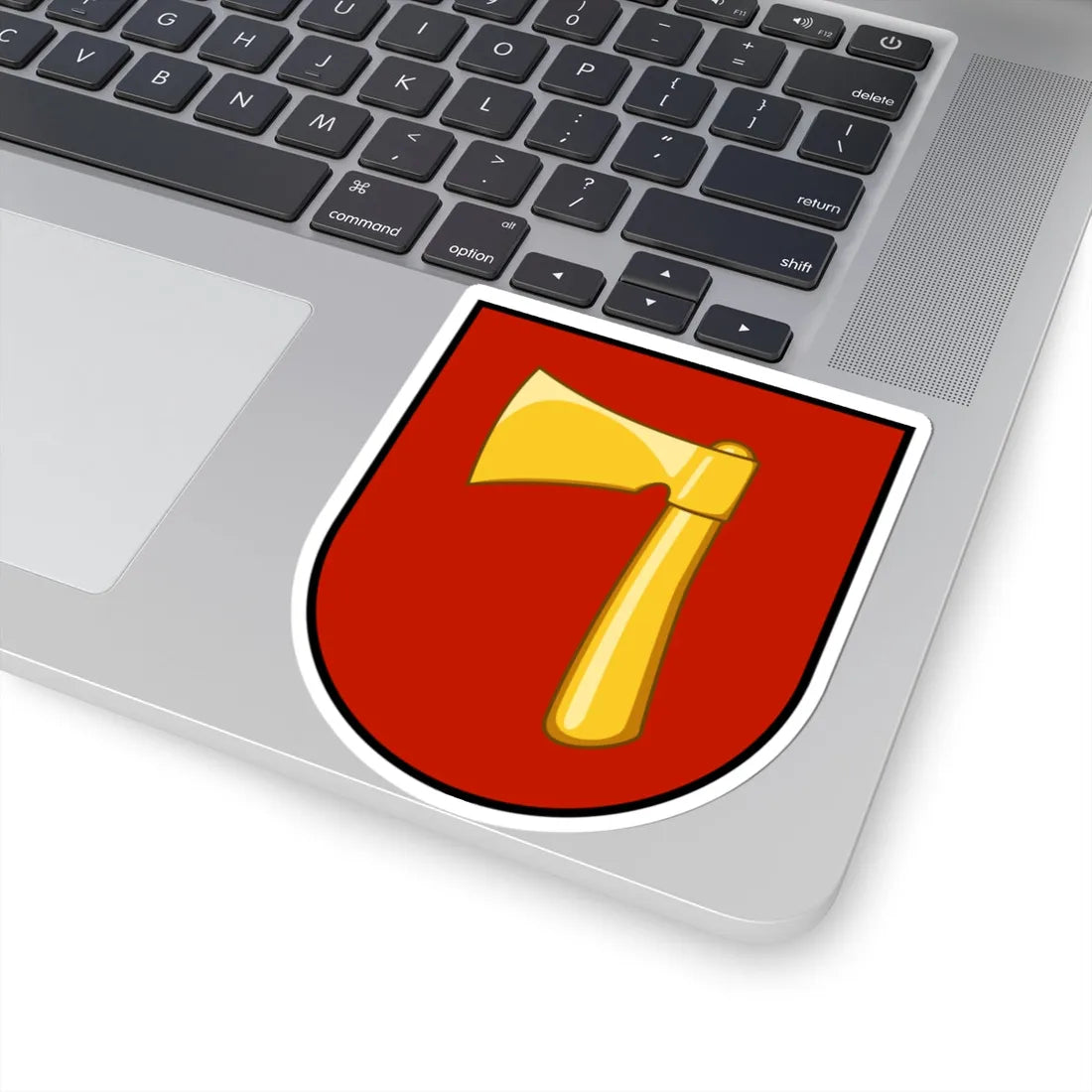 Toporiv coat of arms escutcheon (Ukraine) (Coat of Arms) STICKER Vinyl Kiss-Cut Decal - The Sticker Space