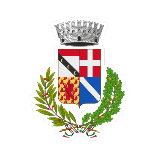 Torgnon-Stemma (Italy) (Coat of Arms) STICKER Vinyl Kiss-Cut Decal 2 Inch White - The Sticker Space